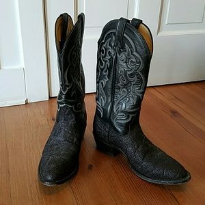 Nocona Black Men's 8.5 coyboy boots