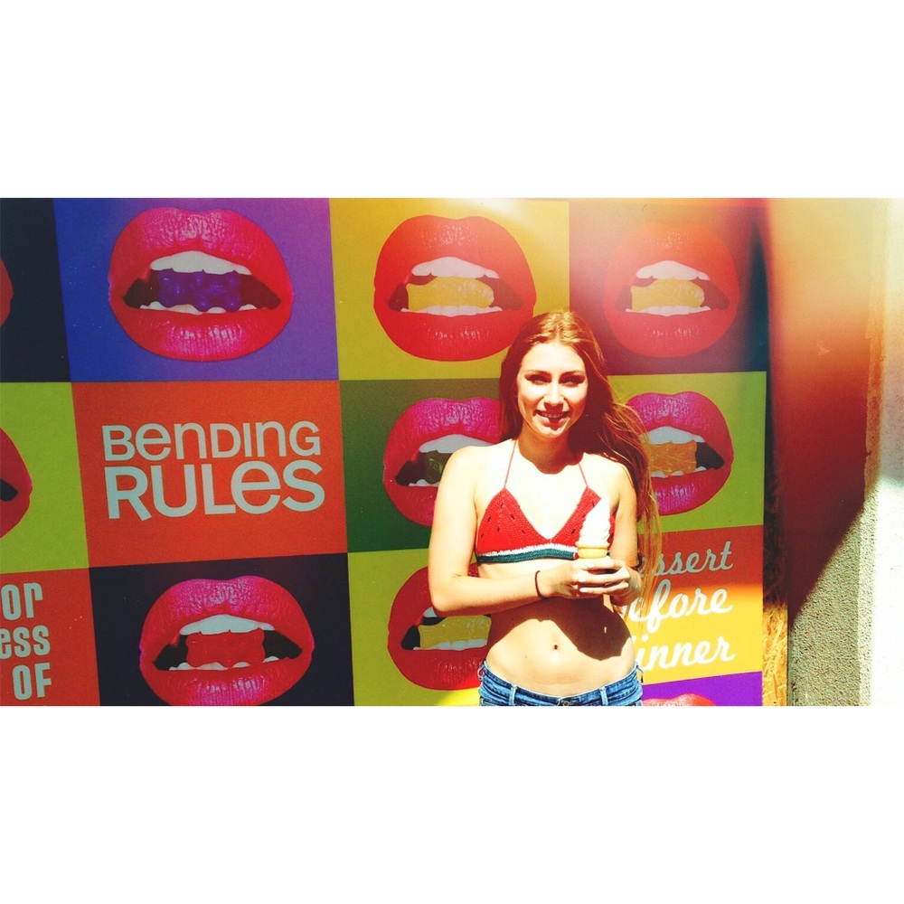 Watermelon Crochet Bikini Top