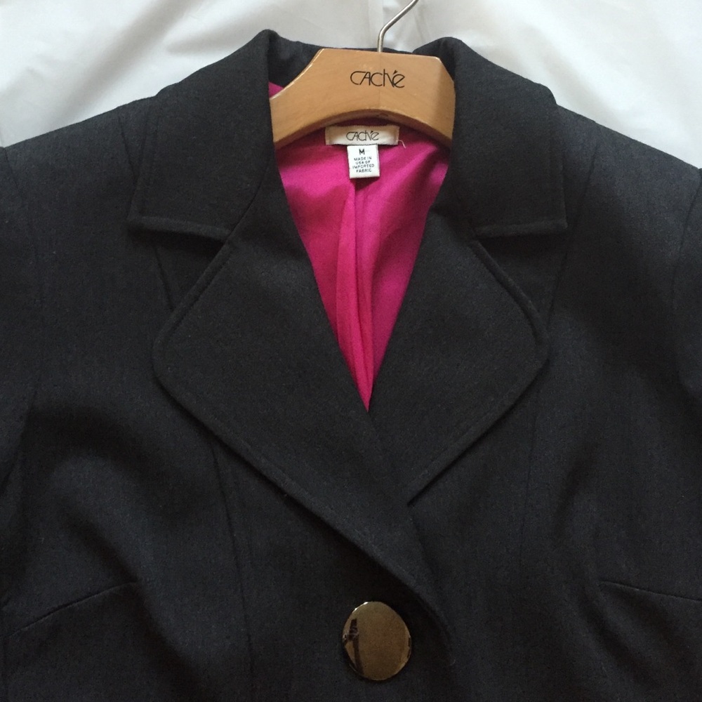 Cache Gray long Jacket - Picture 2 of 2