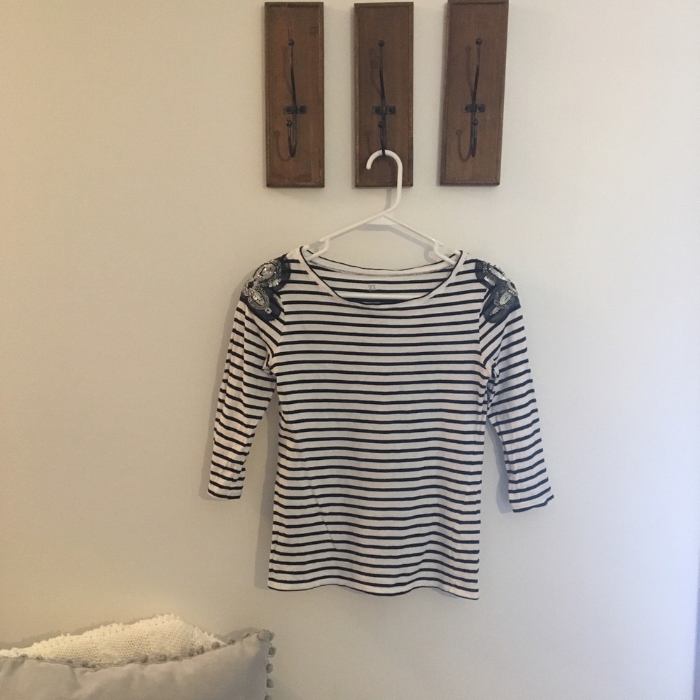 Striped Half Sleeve