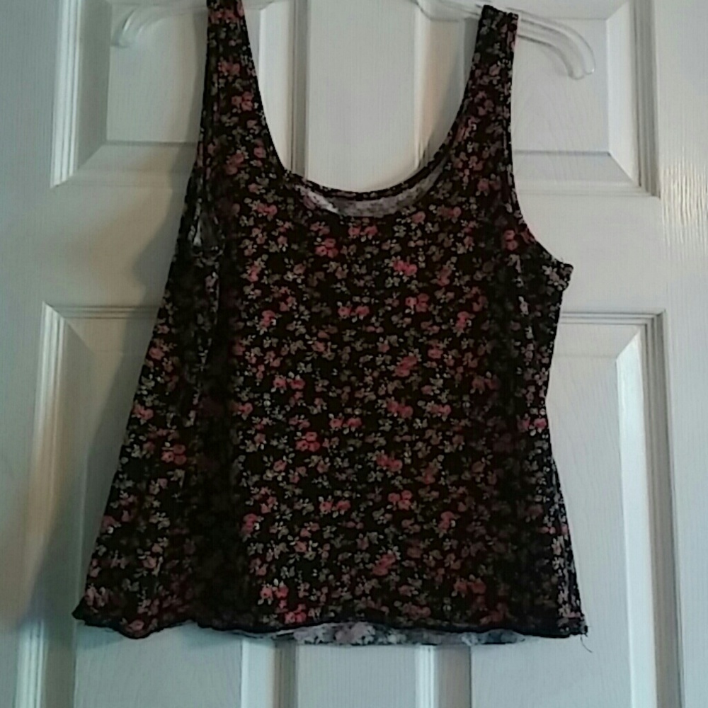 Floral crop top