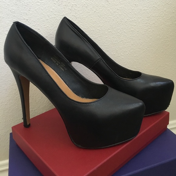 Big platform black pumps - Picture 1 of 1