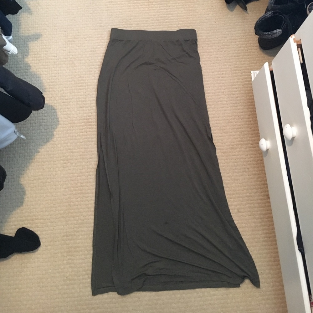 Maxi Green Skirt