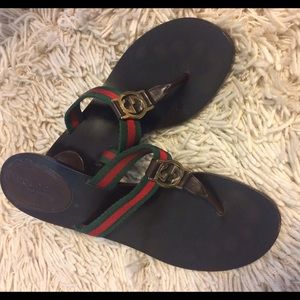 Gucci Flip Flop Kitten Heels