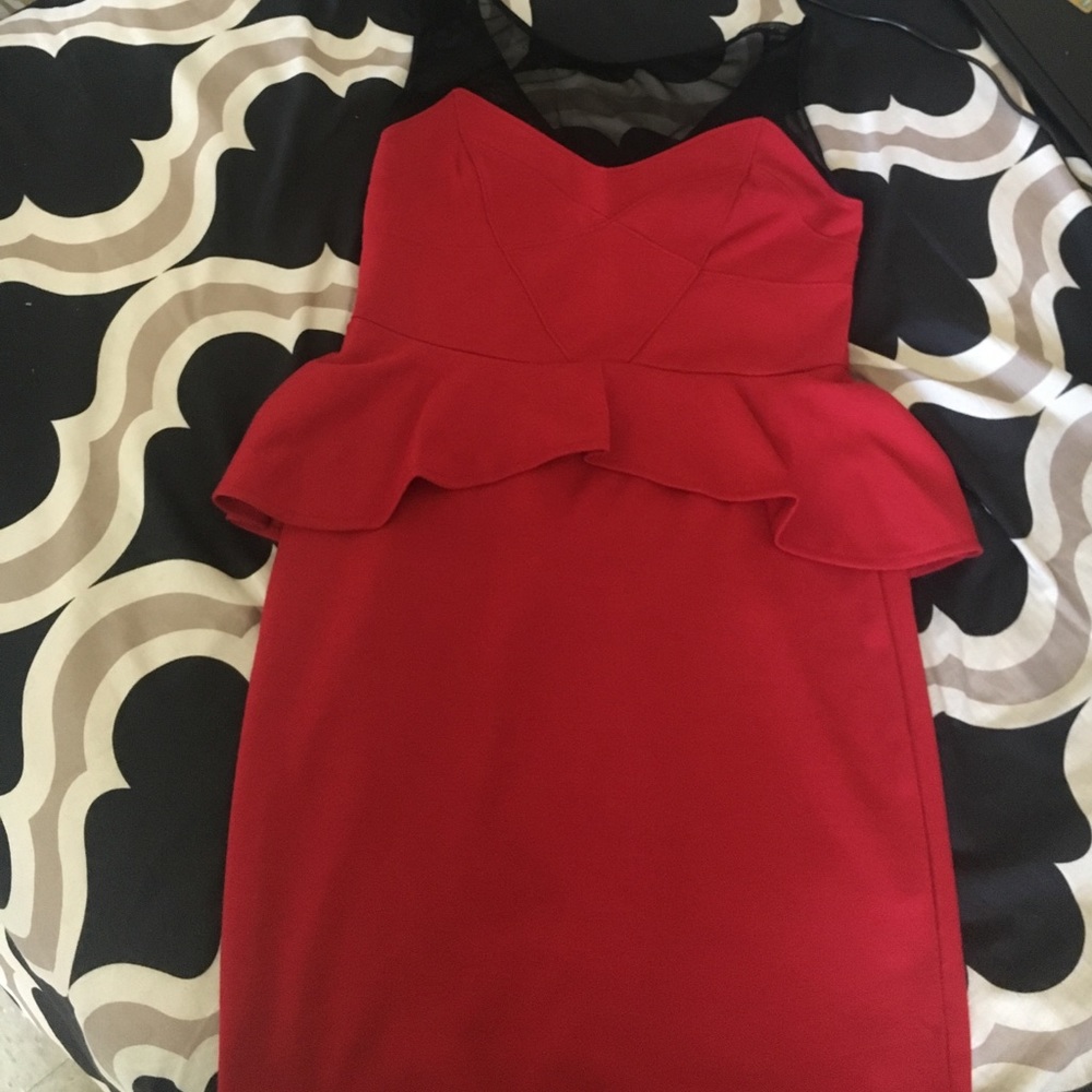 Large Red Dress