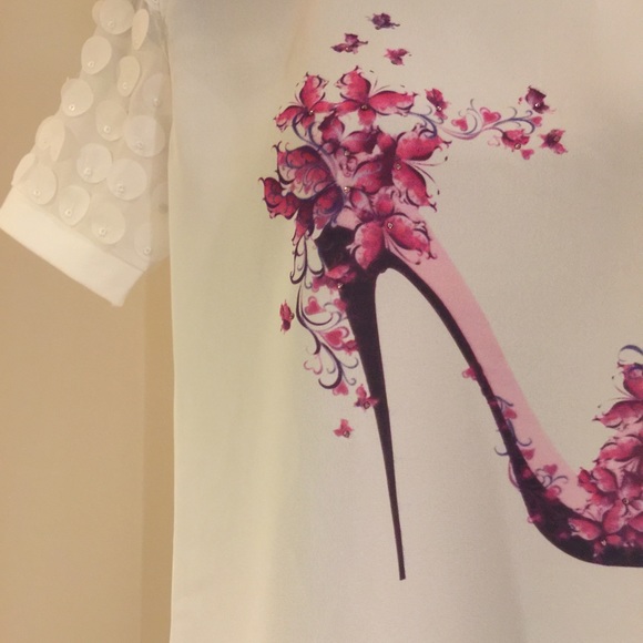 Stunning, Zara unique chiffon blouse / t-shirt. - Picture 3 of 3