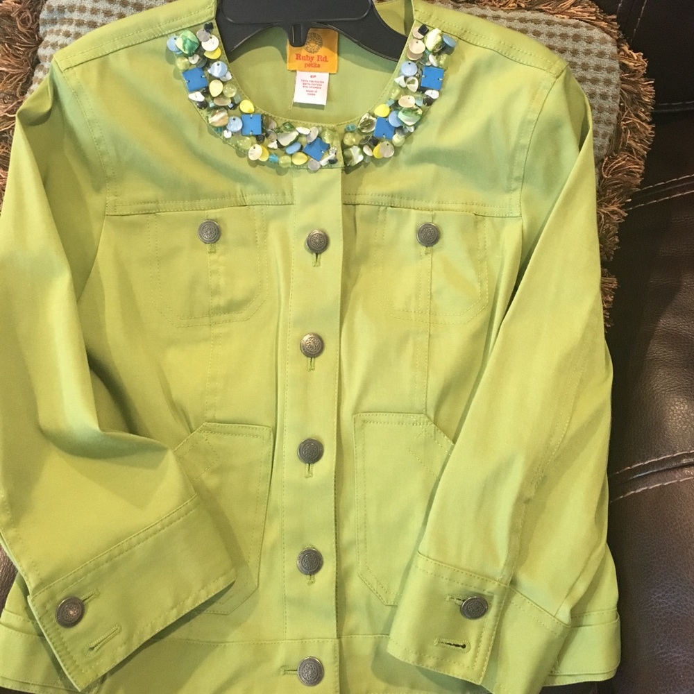Ruby Rd. Green Jacket - image 1