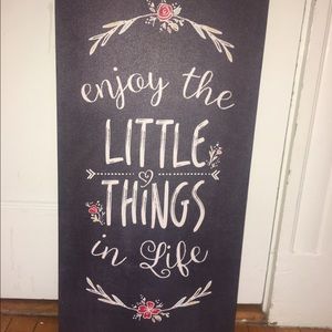 Room decor sign