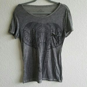Gray Elephant Graphic Tee