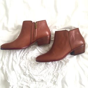 Sam Edelman size 8 brown leather ankle boots