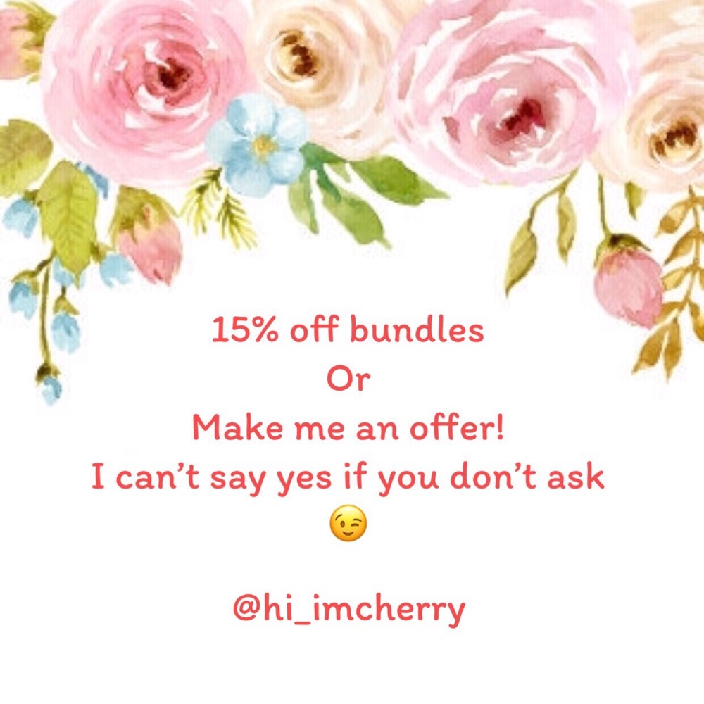 Accept any reasonable offers & discounted shipping