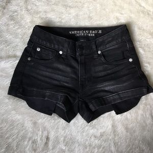 Black American Eagle shorts