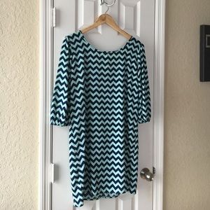 Mini dress with bow back