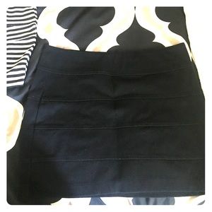 Black pencil skirt