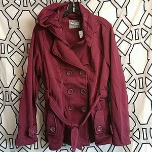 Charlotte Russe Burgundy Jacket XXL