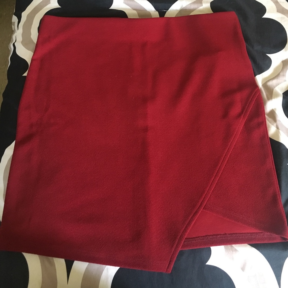 Red skirt