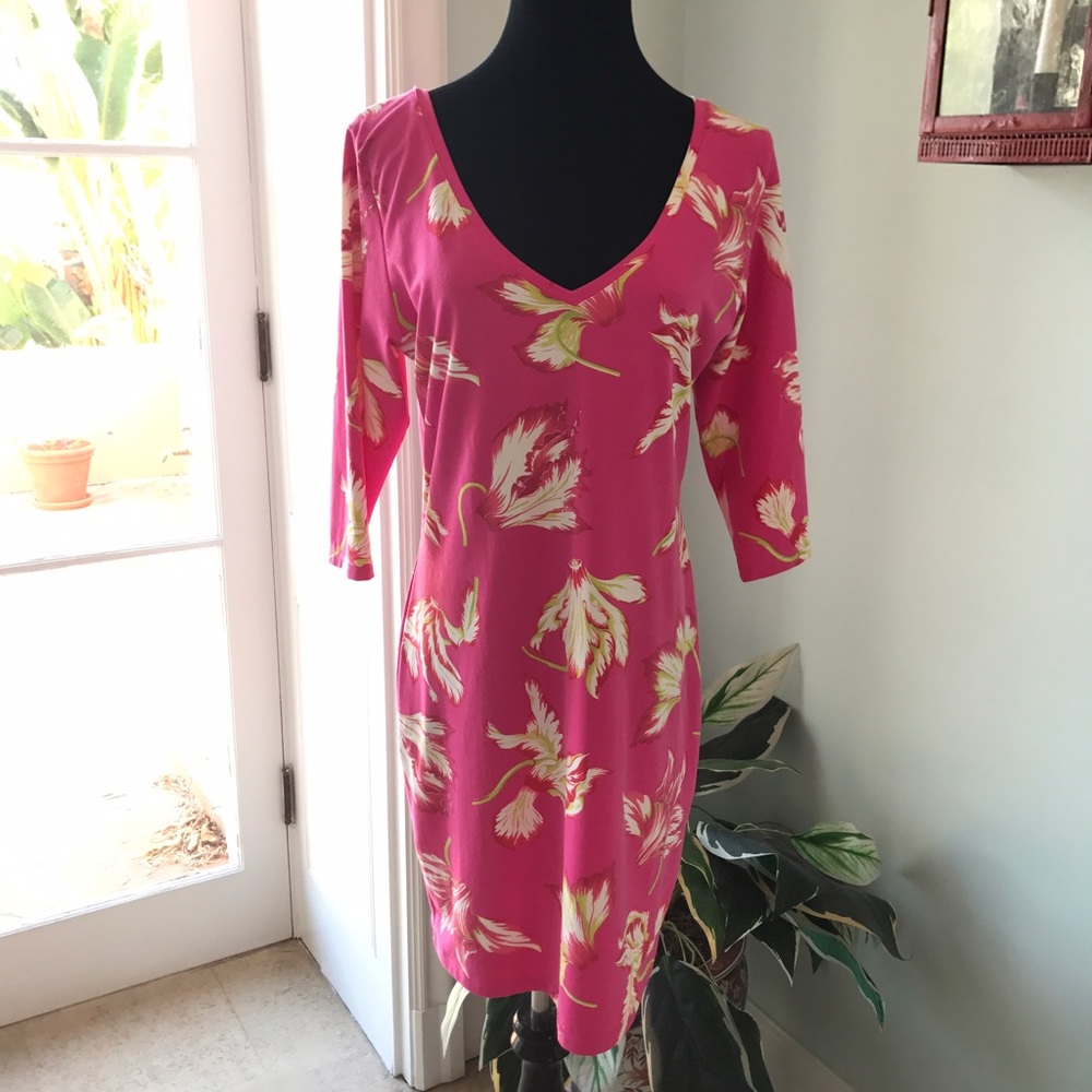 Manuel Canovas dress with 3/4 sleeves