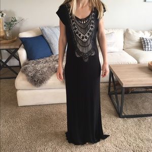 Jens Pirate Booty Maxi Dress NWT Black XS