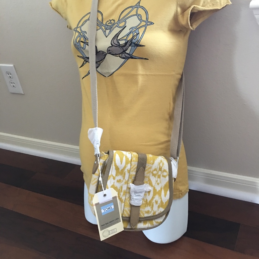 Toms traveler Ikat crossbody purse