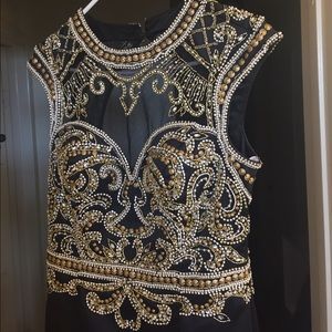 Beaded ornate Prom Dress