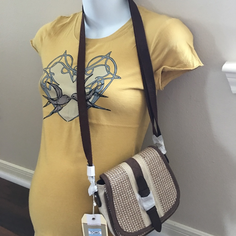 Toms wanderer woven crossbody