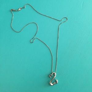 Open Heart Collection sterling silver necklace!