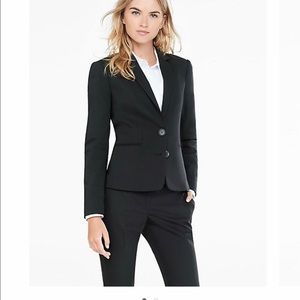 Womens Express Black Pinstripe Suite