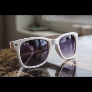 White Ray Ban Sunglasses