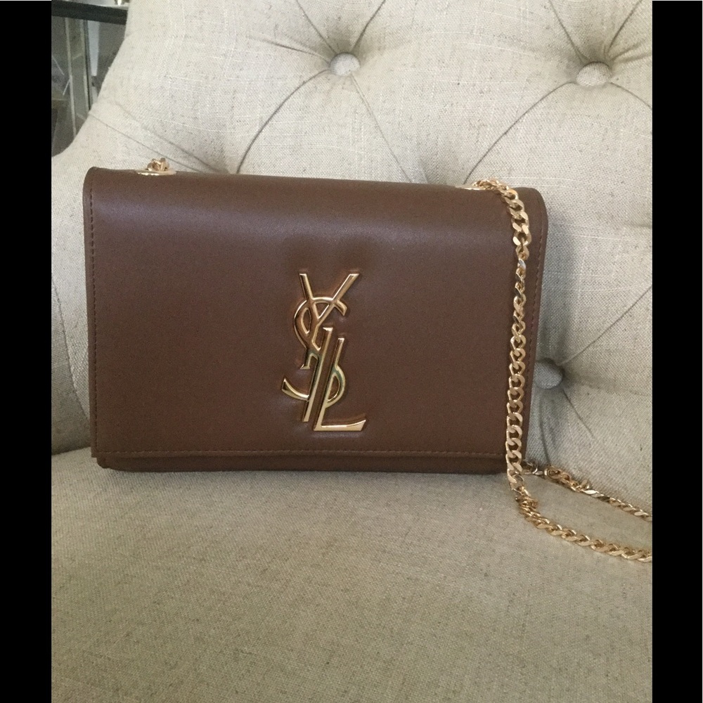 YSL real leather bag.