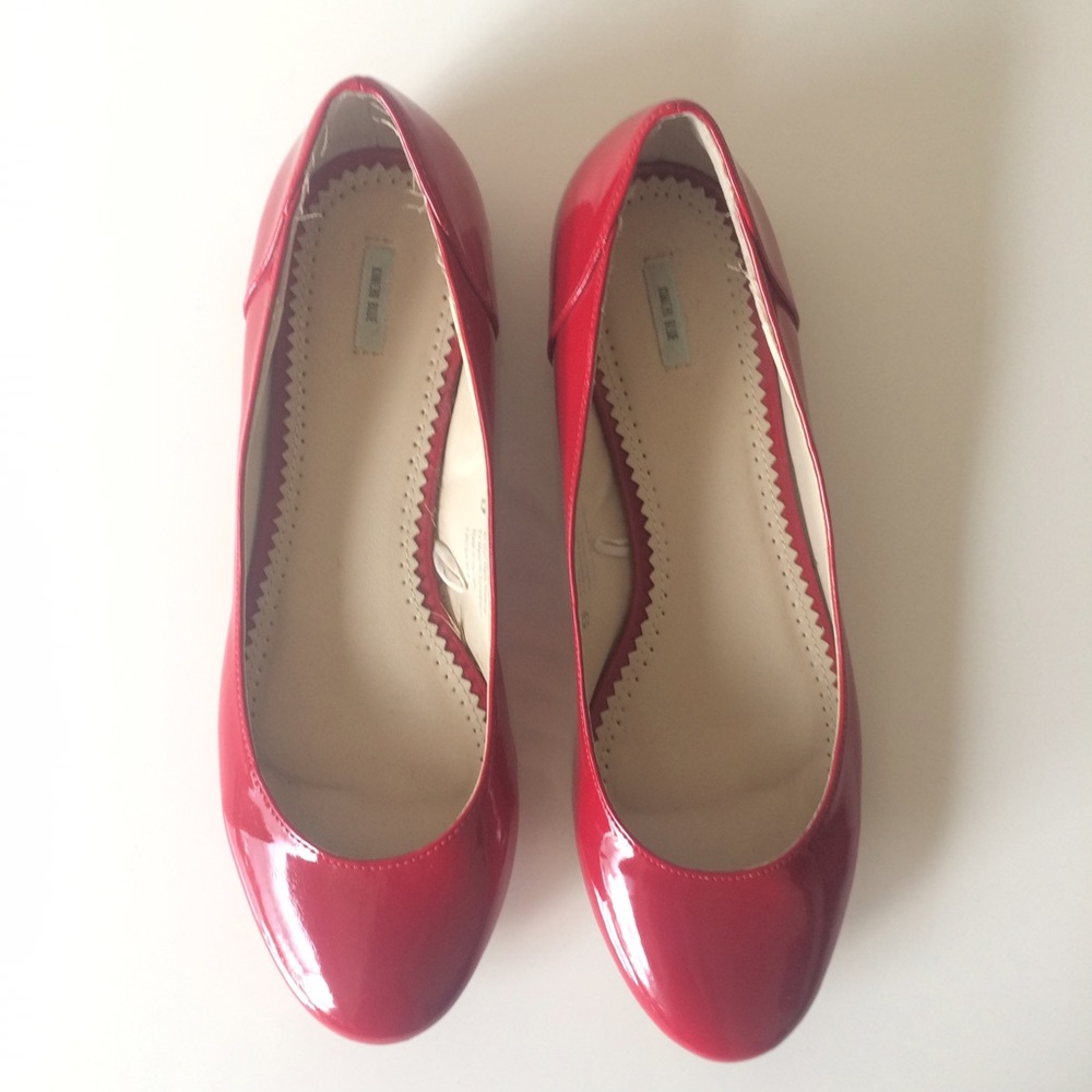 Urban Outfitters red patent flats
