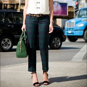 Loft plaid ankle pants size 4