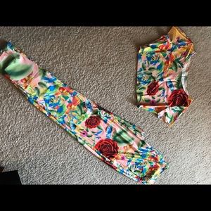 Floral two piece set