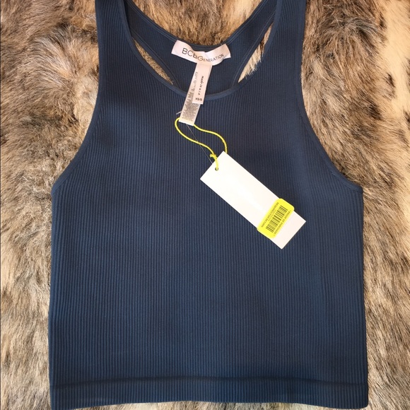 BCBG cropped ridged tank - Picture 3 of 6