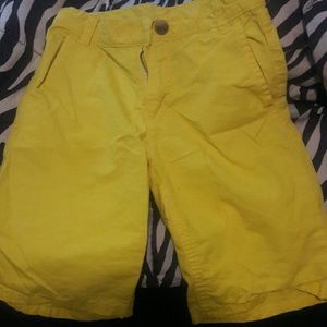 Yellow boys shorts