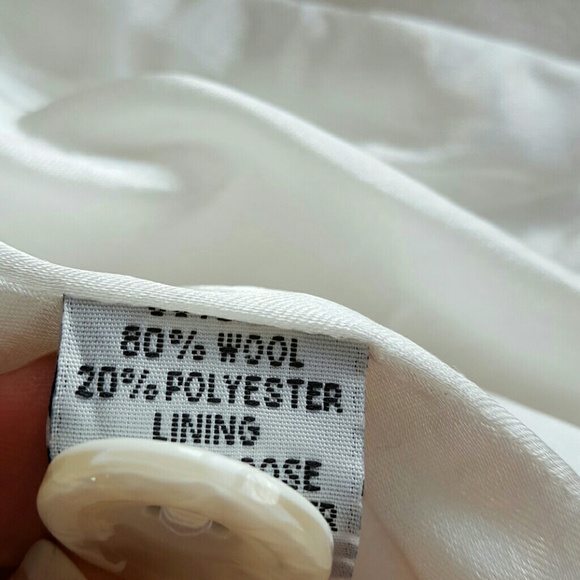 White wool coat - Picture 3 of 6