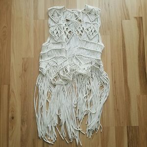 H&M Coachella Collection Macrame Vest
