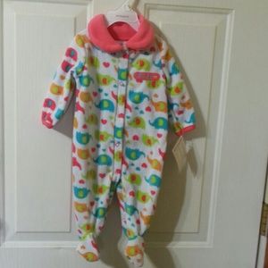 Buster Brown Sleeper Elephant Printed 6/9 Mo. NWT
