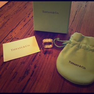 Tiffany & Co. Silver Square Ring