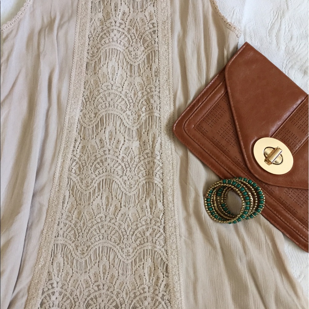 ONLY  2 LEFT!!! Ivory tunic dress - Picture 4 of 6