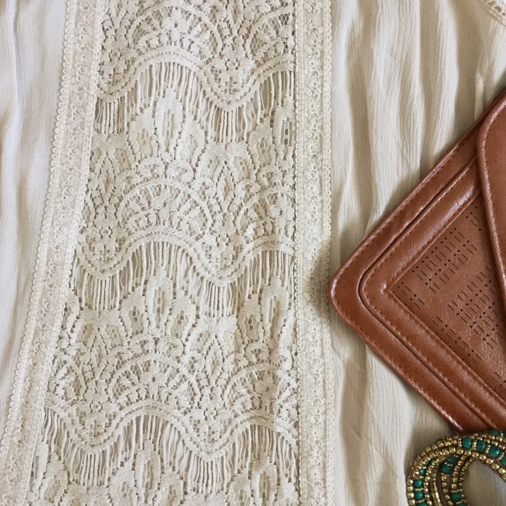 ONLY  2 LEFT!!! Ivory tunic dress - Picture 5 of 6
