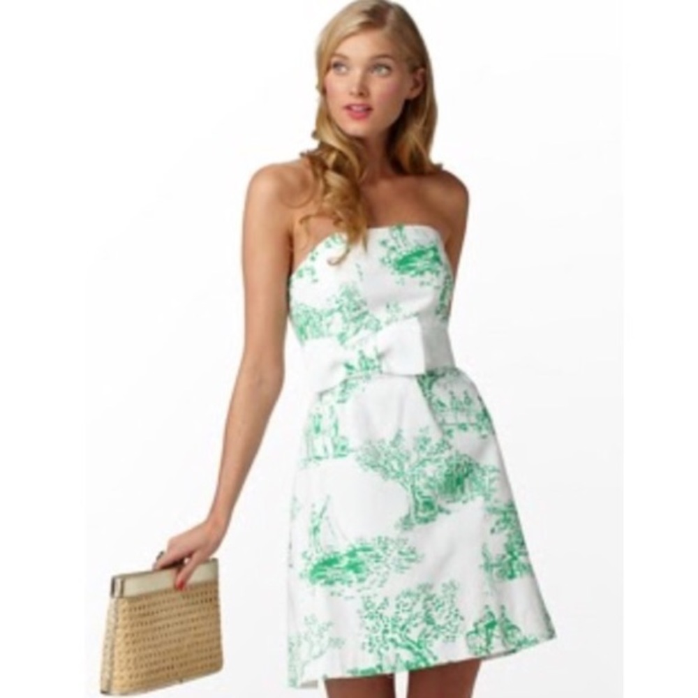 NWOT Lilly Pulitzer dress in Spring Fever Toile