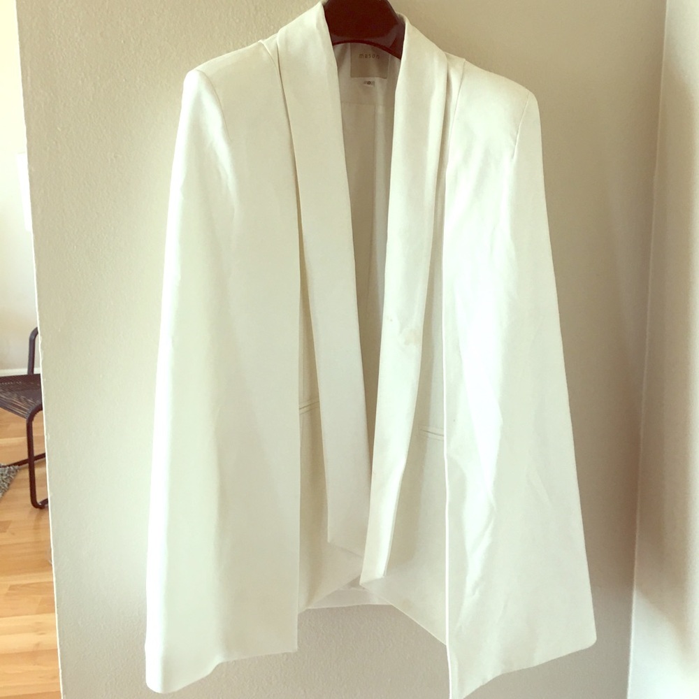 Mason white blazer