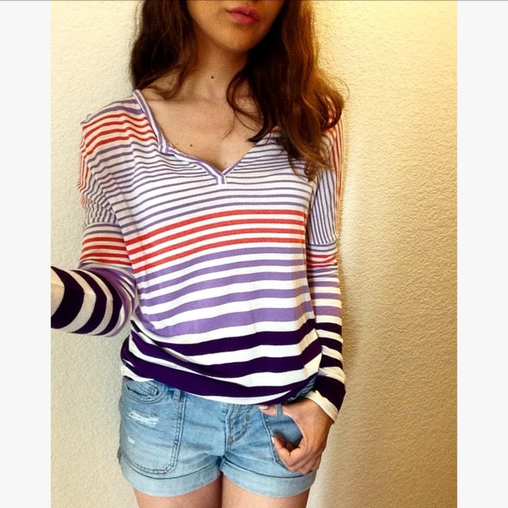 Old Navy striped long sleeve tee