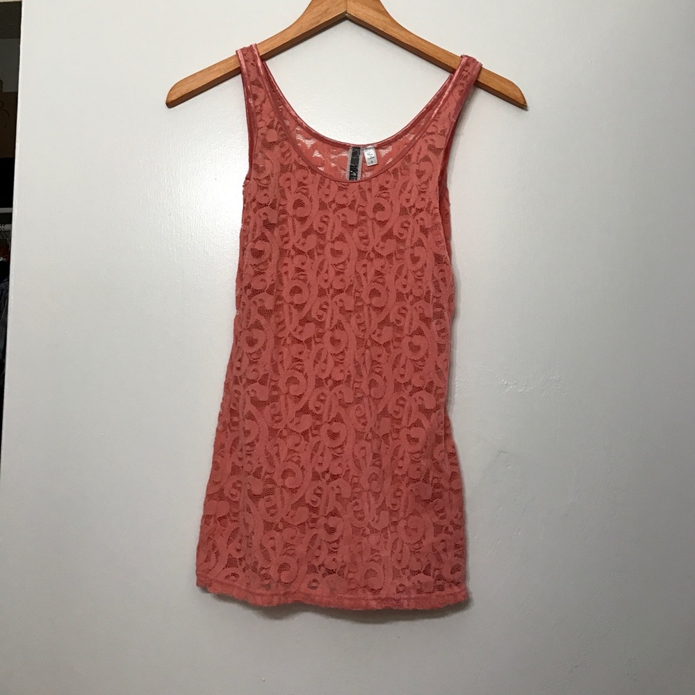All lace tank top
