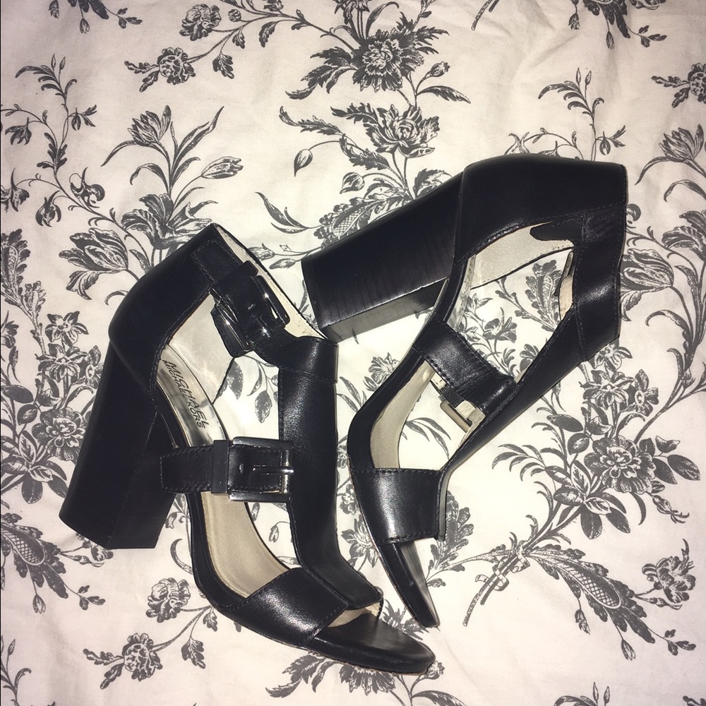 Michael Kors thick heeled sandal