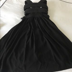 Comme de garçon cage black dress