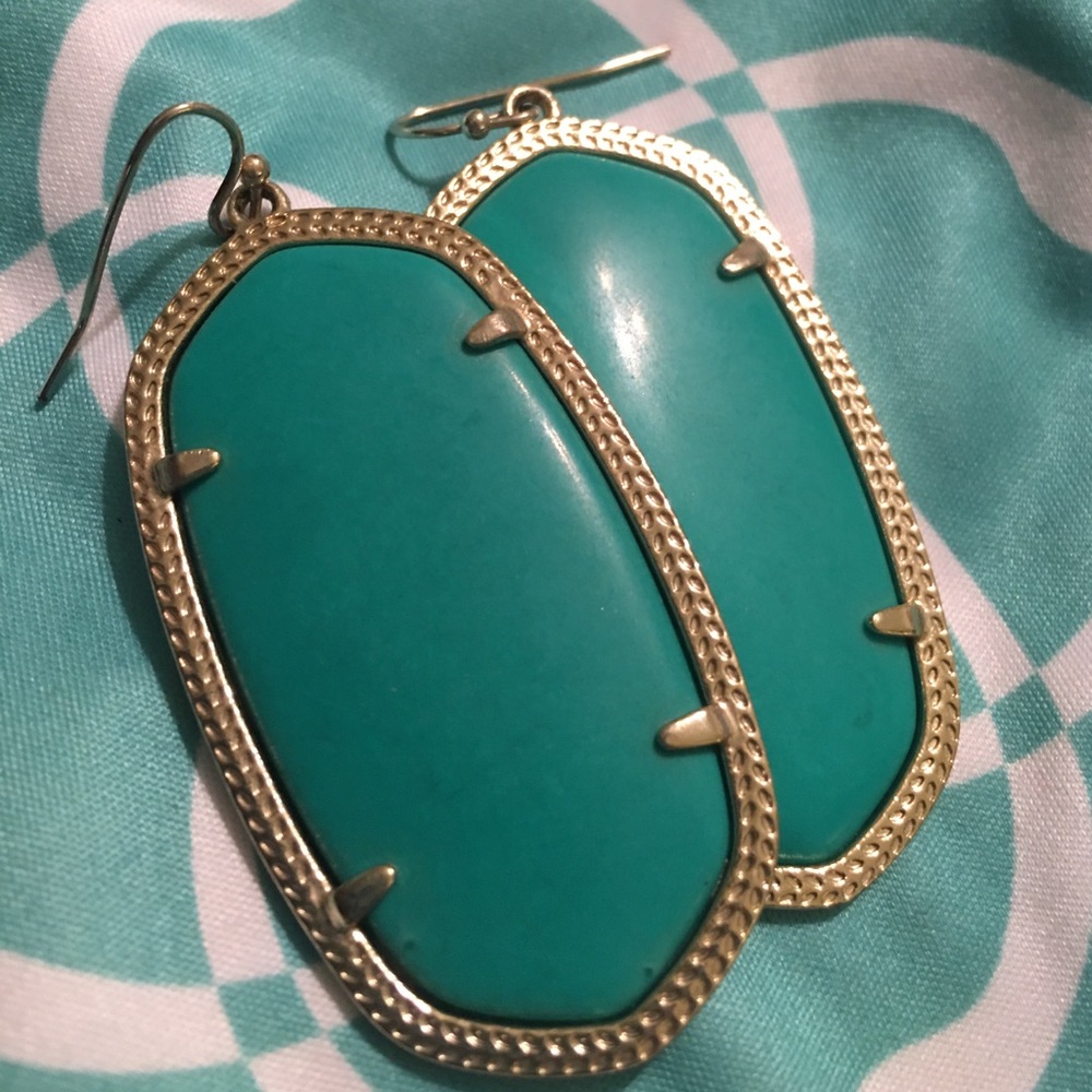Turquoise Kendra Scott Danielle Earrings