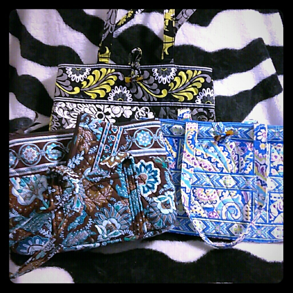 3 lovely Vera Bradley handbags