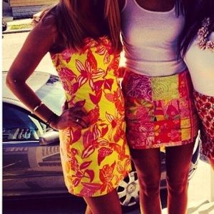 Lilly Pulitzer Strapless Print Dress