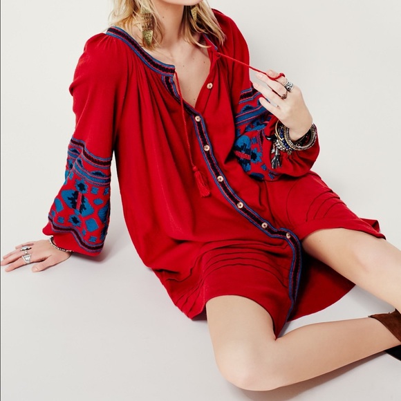 NWT FP In the Clear Embroidered Mini - Picture 2 of 2